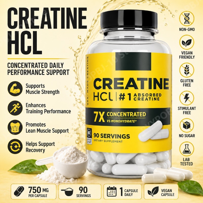 Nutrition In Fitness - Kreatin HCl 750mg 90 Kapsül Fitness