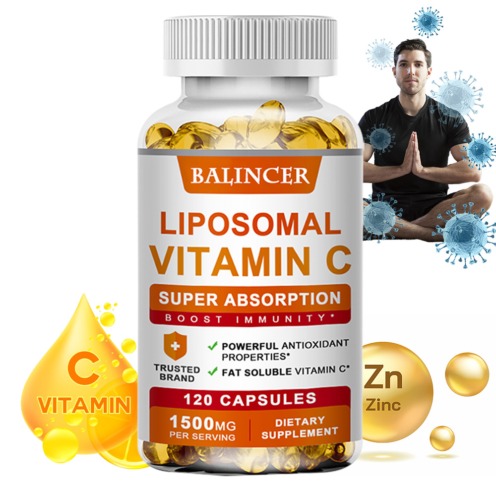 Zinc Supplement 50Mg - Lipozomal C Vitamini 1500mg, Yüksek Emilimli
