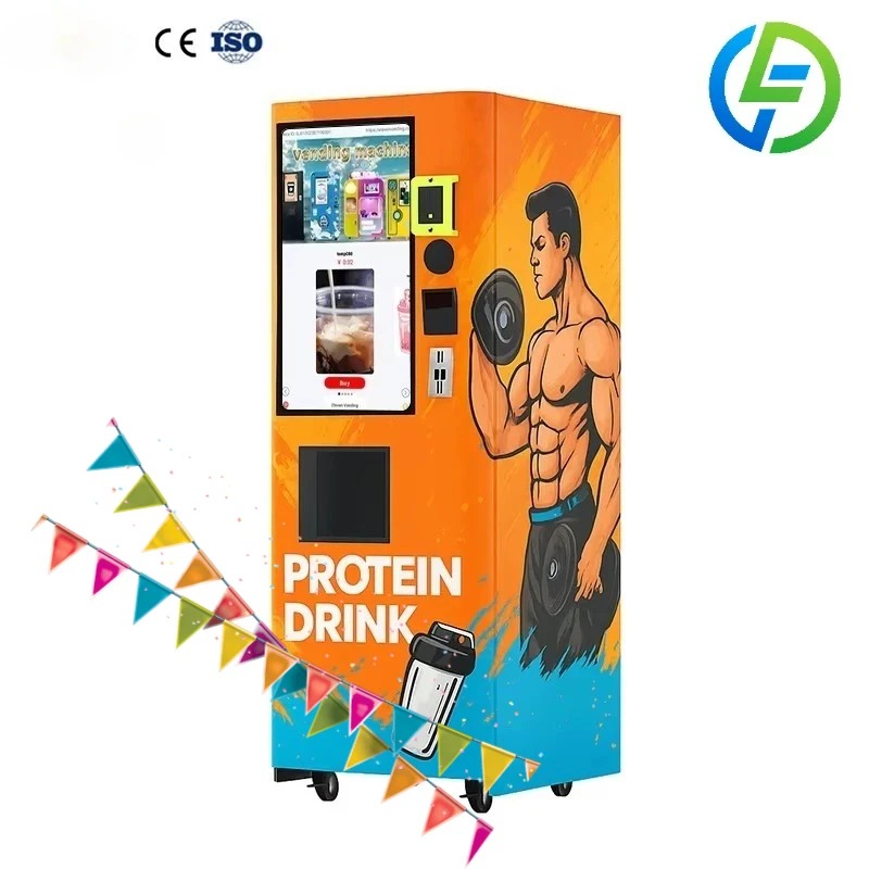 Nutrition In Fitness - Özelleştirilmiş Otomatik Protein Shake Otomatı Akıllı